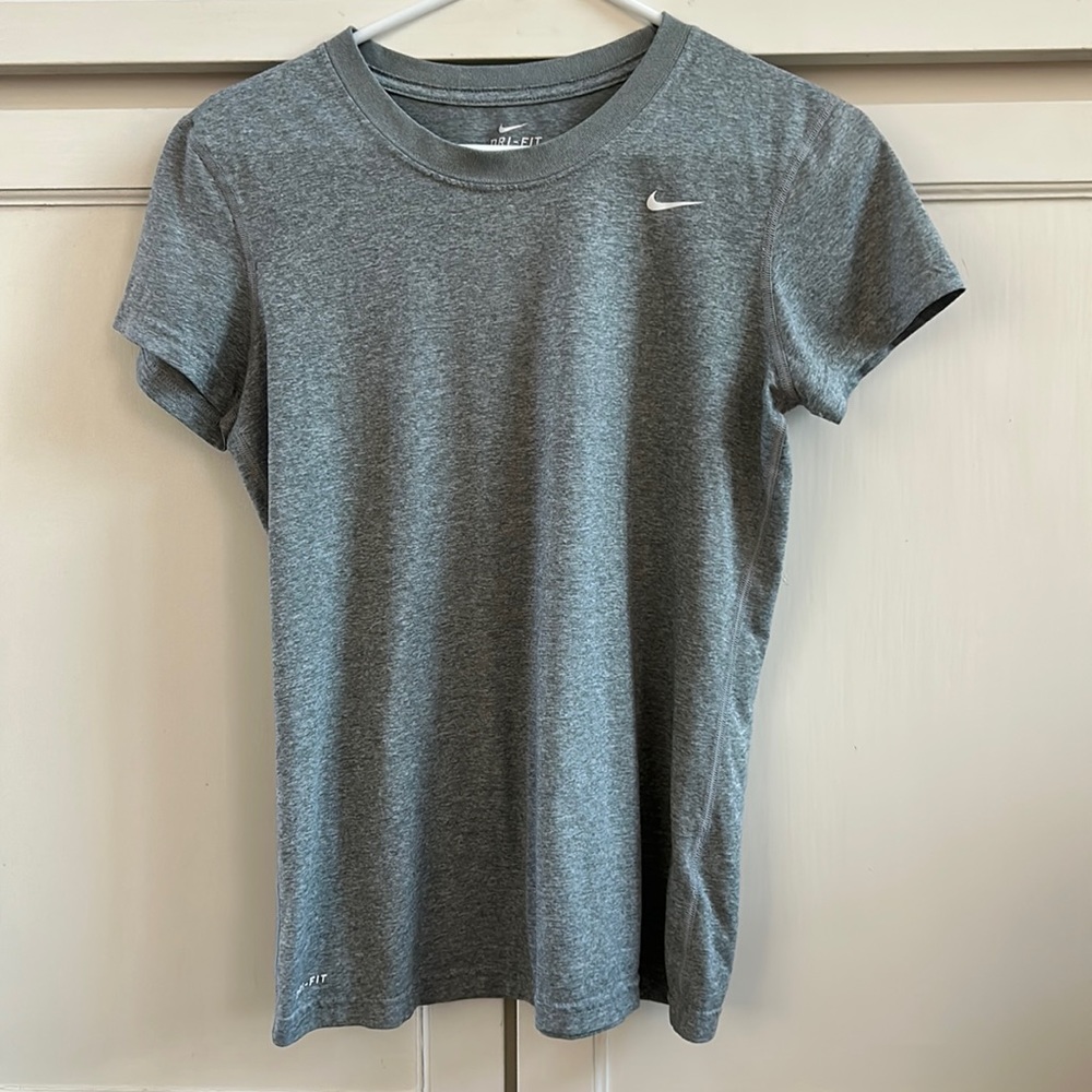 grey nike v neck